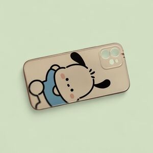 Hello Kitty Cream and Blue Cartoon Dog Phone Case